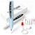 2-in-1 Electric Nail Drill with UV Gel Light – Portable Manicure Pedicure Kit | 2-in-1 Electric Nail File & UV LED Nail Drill | Nail Clipper, Adjustable Speed Home Nail Care Tool，Blue