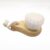 BeNat. Facial Bamboo Wood Handle Cleansing Brush. Extra-Soft Fiber Facial Brush. White.