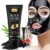 YLNALO Blackhead Remover Mask Kit, Charcoal Peel Off Facial Mask with Brush and Pimple Extractors, Deep Cleansing for Face Nose Blackhead Pores, For All Skin Types (3.5 Fl.oz)