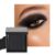 UCANBE Black Single Eyeshadow Palette, Highly Pigmented Matte Eye Shadow Powder, Professional Long-Lasting Waterproof Makeup Palette