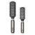Conair Hair Brush Set, Grip & Lift Vent, Full-Size & Mid-Size, Black