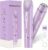 Bikini Trimmer for Women-2 in 1 Dual Head Bikini Shaver & Body Shaver,IPX7 Cordless & Waterproof Electric Shaver Wet & Dry Use,Painless Hair Removal,Ceramic Blade, Ultra Low Silent,Purple