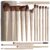 Professional Makeup Brush Set with Travel Case 18 Pcs for Makeup Artists