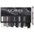UCANBE Smokey Eyeshadow Palette, Dark Black White Gray Silver Natural Nude Matte Shimmer Eye Shadow Pallet for Smoky Emo Goth Makeup, 12 Color High Pigmented Long Lasting Waterproof Pallete with Brush