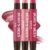 Burt’s Bees Lip Shimmer Nude Collection, Tinted Lip Balm, 0.09 oz., 3 Tubes
