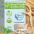 Twin Line Dental Floss Picks (220 Count) – Tooth Flossers Made with Wheat-Straw, Double Thread for 2X Clean, Minty Fresh, Smooth Glide, Shred-Resistant Floss | Travel Case Holds 10 Picks